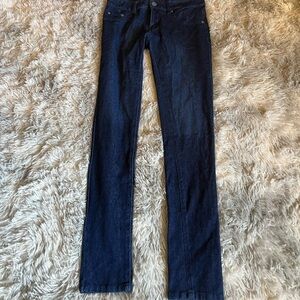 Highway jeans dark blue stretchy skinny jeans